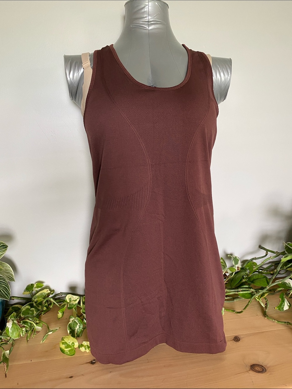 NWT Zyia Copper-Charged Tank, brown, Large